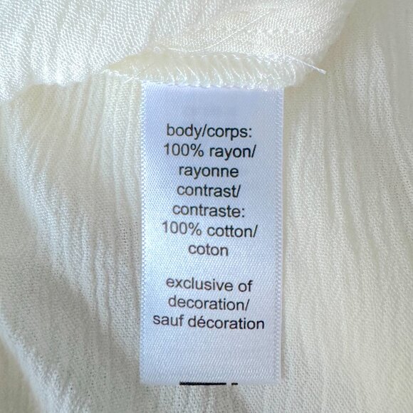 NWT Maurices 3 Plus IVORY Crochet Eyelet Trim Sleeveless Top Cami Tank - Picture 8 of 9